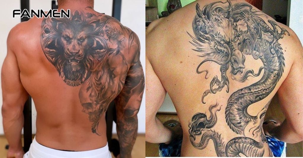 Hình xăm nửa lưng nam