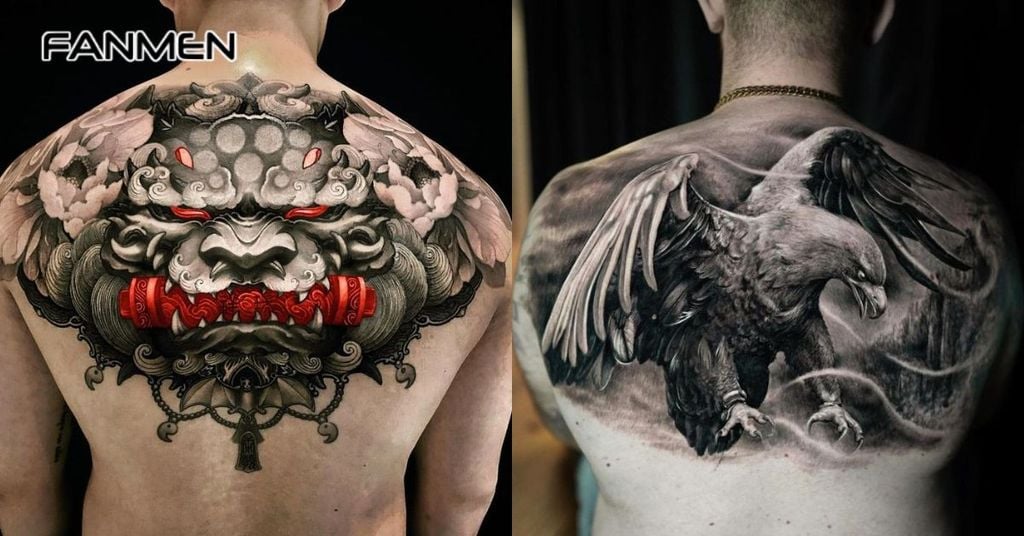 Hình xăm ở nửa lưng trên 2