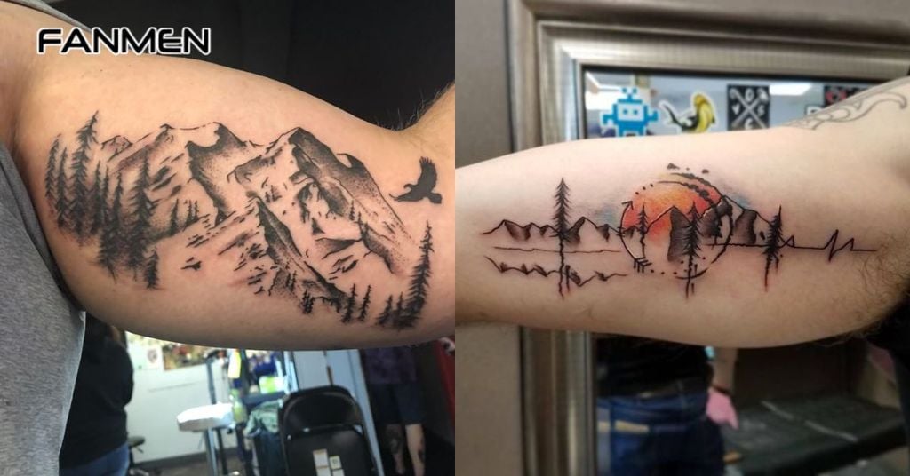 Hình xăm núi non
