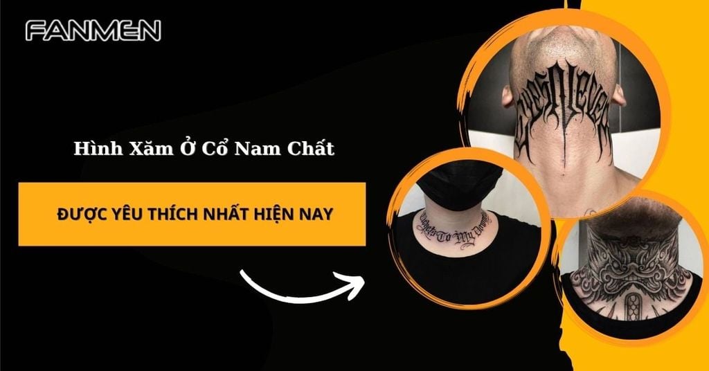 Hình xăm ở cổ nam chất