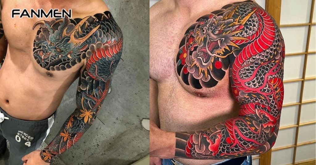 Hình xăm Rồng 4