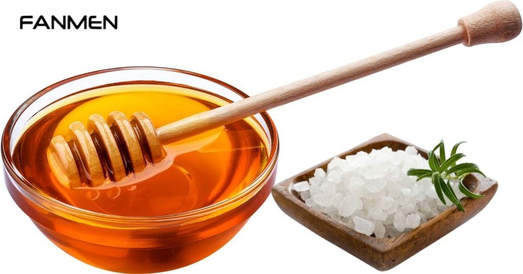 Súc miệng bằng kết hợp mật ong với muối