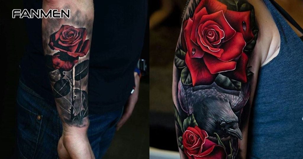 Lưu ý khi xăm hình hoa hồng
