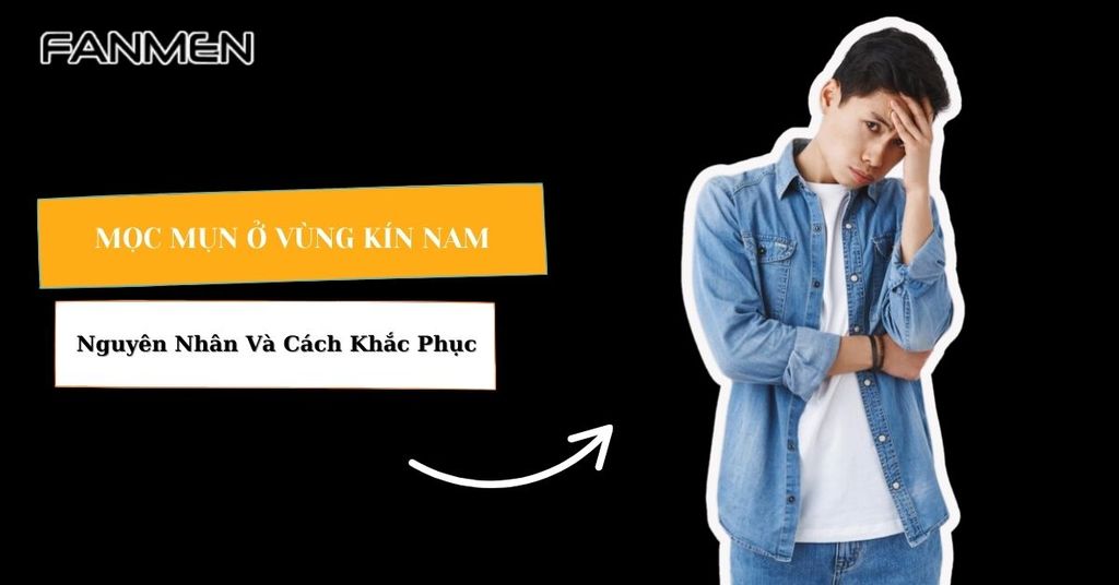 mọc mụn ở vùng kín nam