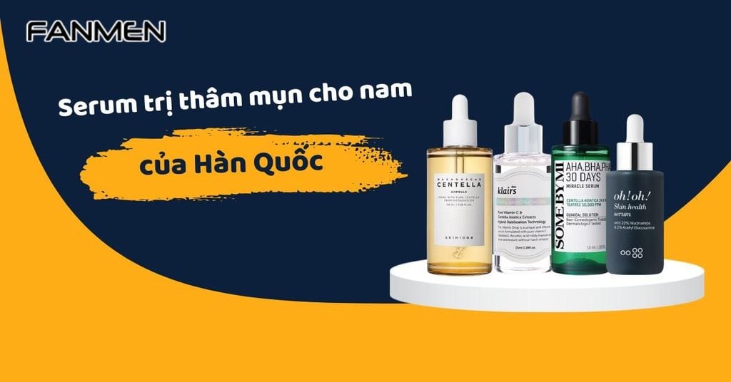 Serum trị thâm mụn cho nam của Hàn Quốc