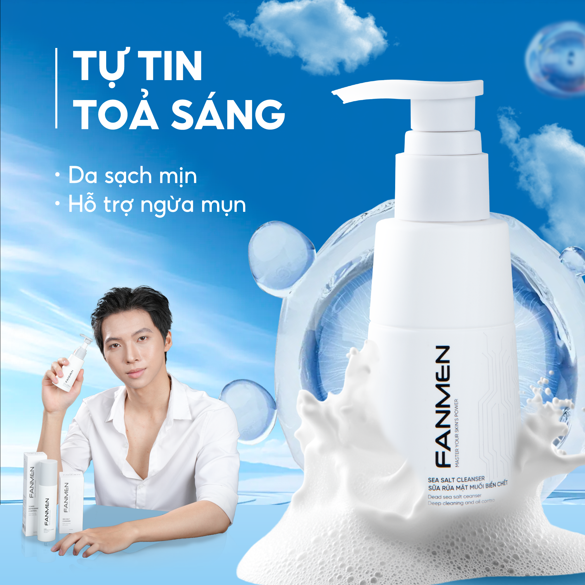 Sữa rửa mặt cho nam Fanmen