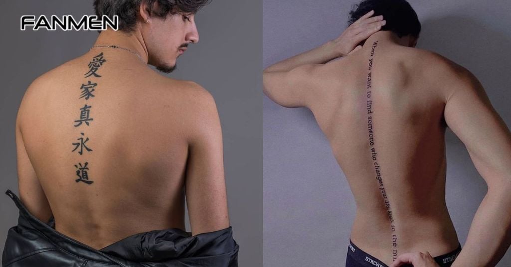 Tại sao xăm hình dọc sống lưng lại được nam giới ưa chuộng