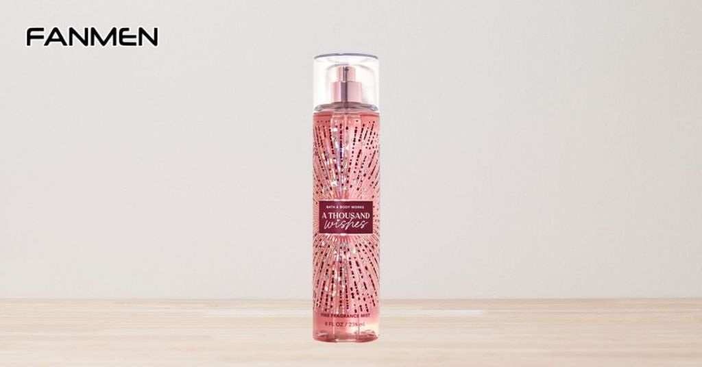 Body mist mùi ngọt Bath & Body Works A Thousand Wishes Fine Fragrance Mist