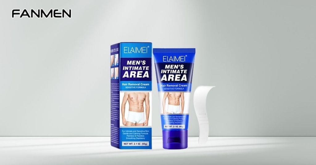 Thuốc tẩy lông vùng kín cho nam Elaimei Hair Removal Cream For Men’s Intimate Area