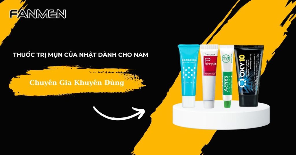 thuốc trị mụn của Nhật dành cho nam