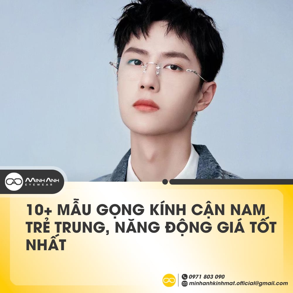 10+ Mẫu Gọng Kính Cận Nam Trẻ Trung, năng động, giá tốt nhất 2025
