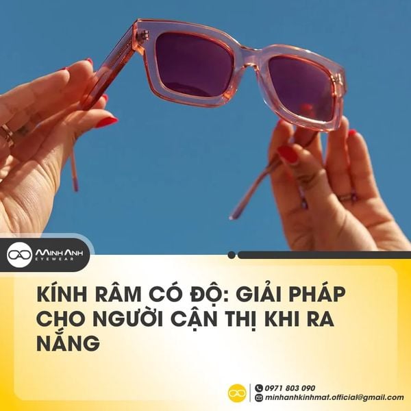 Kính Râm Có Độ: Giải Pháp Cho Người Cận Thị Khi Ra Nắng