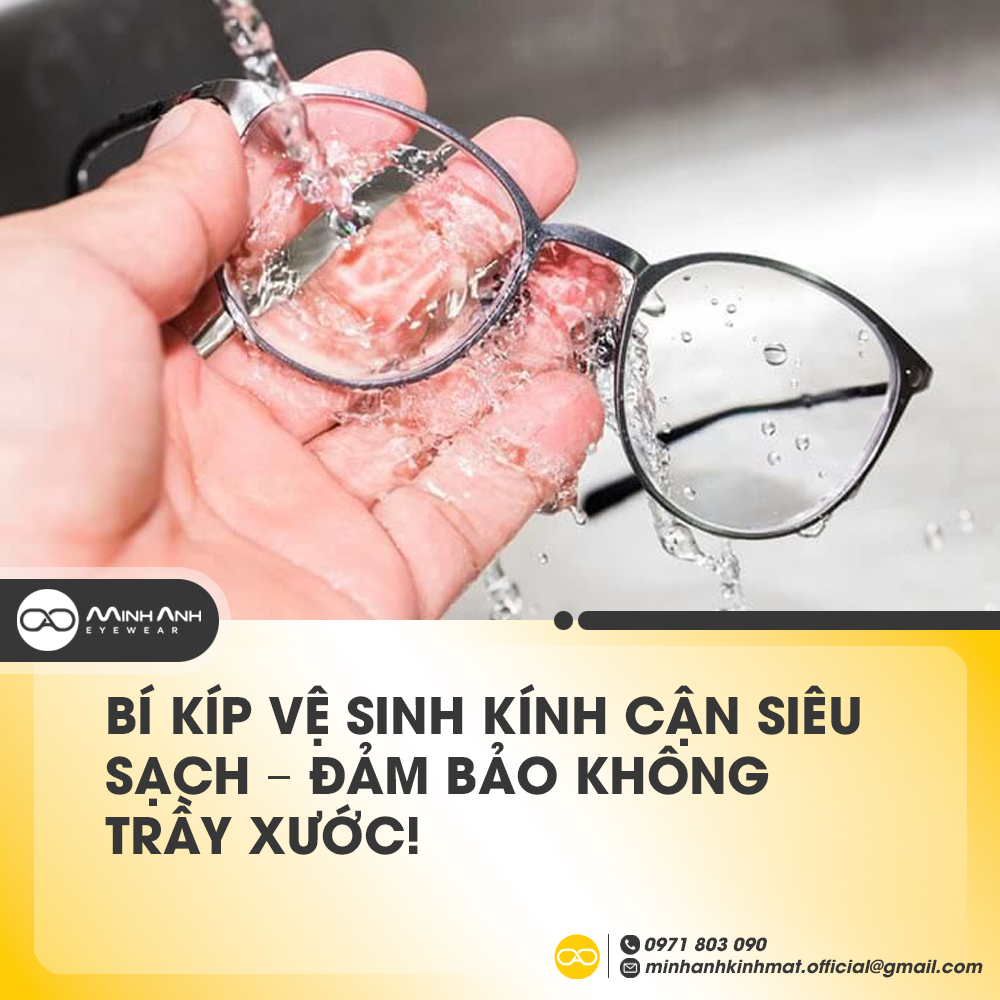 Bí kíp Vệ Sinh Kính Cận Siêu Sạch – Đảm Bảo Không Trầy Xước!