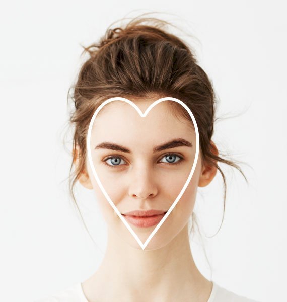 gương mặt hình trái tim