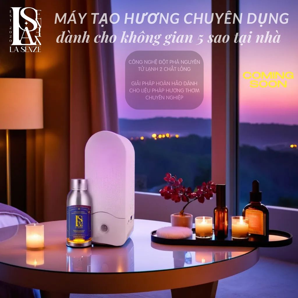 MÁY TẠO HƯƠNG CHUYÊN DỤNG 𝐒𝐌𝐀𝐑𝐓 𝐀𝐫𝐨𝐦𝐚𝐭𝐡𝐞𝐫𝐚𝐩𝐲 𝐌𝐚𝐜𝐡𝐢𝐧𝐞 - KHI HIỆN ĐẠI GẶP GỠ TINH TẾ