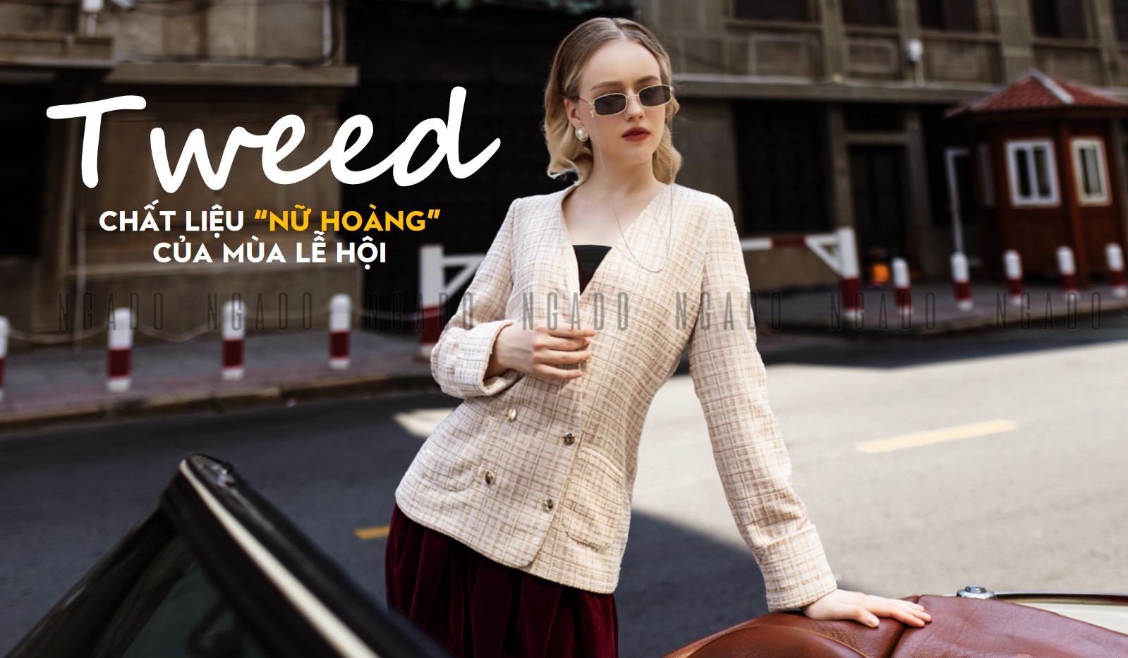 Vải tweed - Chất liệu “nữ hoàng” của mùa lễ hội cuối năm