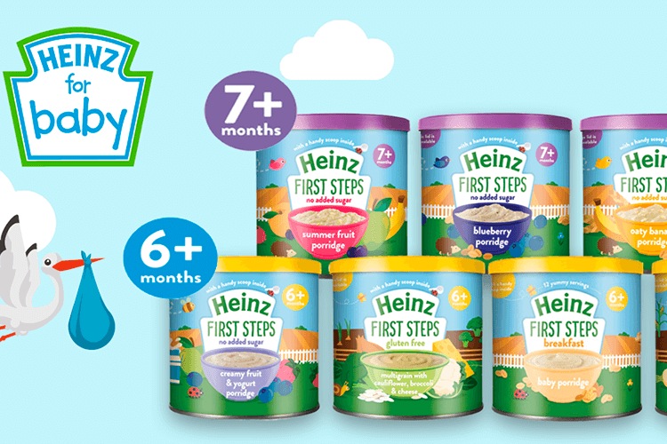 Các loại bột ăn dặm Heinz