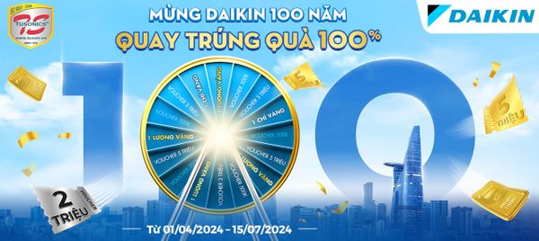 MUA HÀNG SĂN GIẢI VÀNG CÙNG DAIKIN