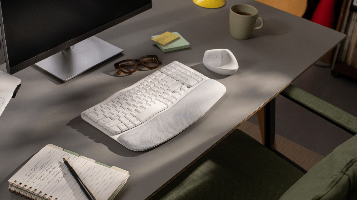 Logitech giới thiệu bàn phím công thái học Wave Keys, giúp nâng cao sự thoải mái, khỏe mạnh khi làm việc