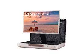 Smart Tivi LG StanbyME Go 27LX5QKNA thiết kế nhỏ gọn, độc đáo.