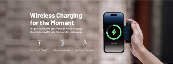 Tay cầm chụp ảnh kèm pin dự phòng PGYTECH MagCam