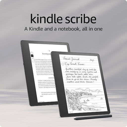 Màn hình rộng của Kindle Scribe tạo điều kiện thuận lợi cho việc ghi chú một cách thoải mái