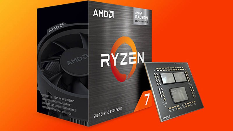Bộ vi xử lý AMD Ryzen 7 5700G / 3.8GHz Boost 4.6GHz / 8 nhân 16 luồng / 16MB / AM4