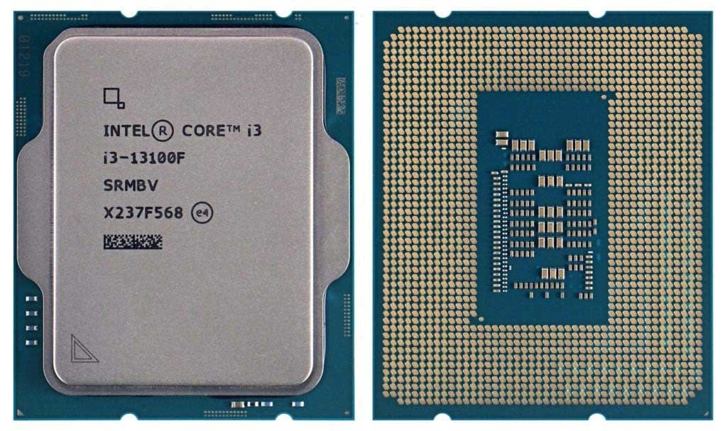Bộ vi xử lý Intel Core i3 13100F / 3.4GHz Turbo 4.5GHz / 4 Nhân 8 Luồng / 12MB / LGA 1700