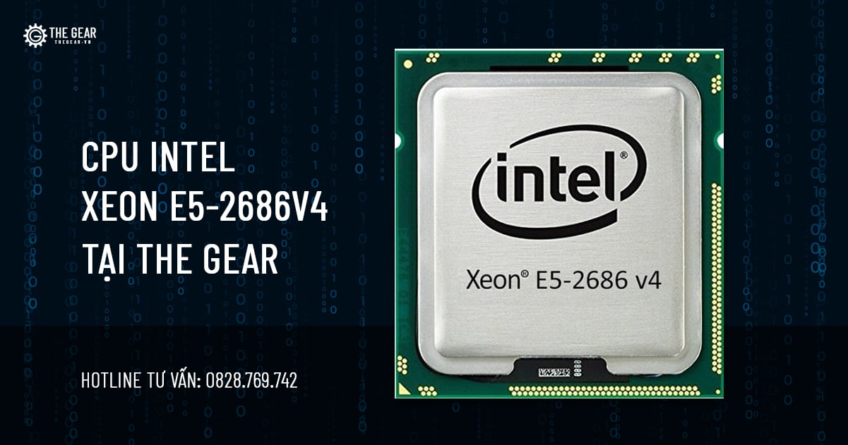 CPU Intel Xeon E5-2686v4 (2.3GHz Turbo Up To 3.0GHz, 18 Nhân 36 Luồng, 45MB Cache, LGA 2011-3)