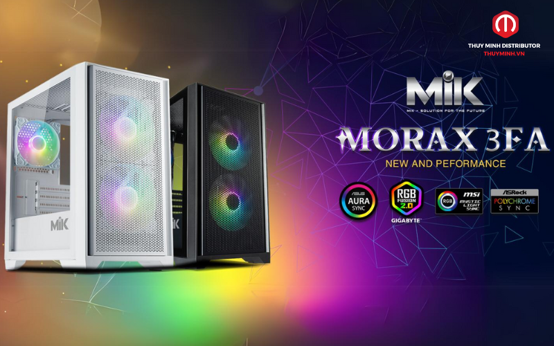 Vỏ Case MIK Morax 3FA - Thùng máy chính hãng, giá rẻ