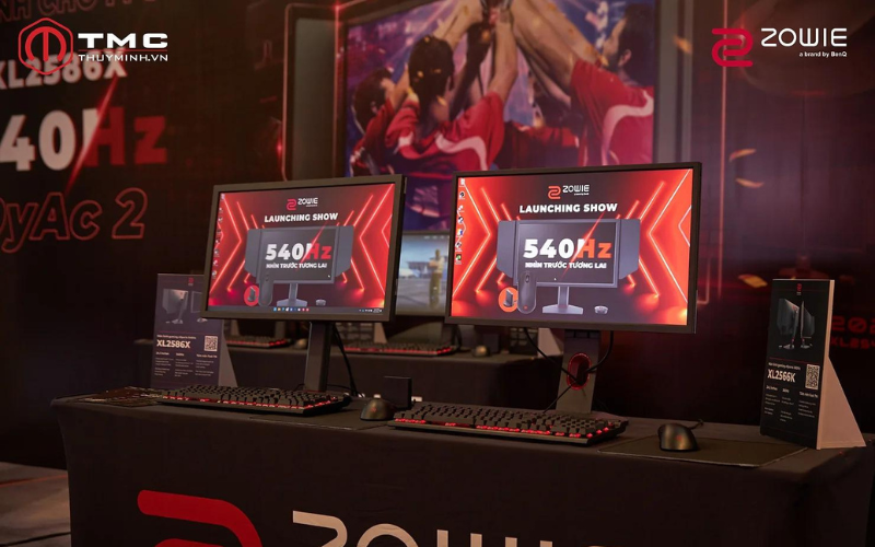 BenQ ZOWIE cùng NPP Thùy Minh ra mắt Màn hình Gaming eSports Fast TN 540Hz và Chuột máy tính ZOWIE U2