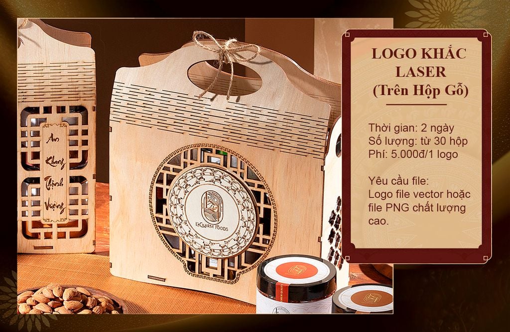 In Logo quà Tết 2024
