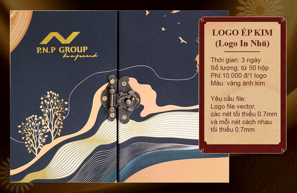 In Logo quà Tết 2024