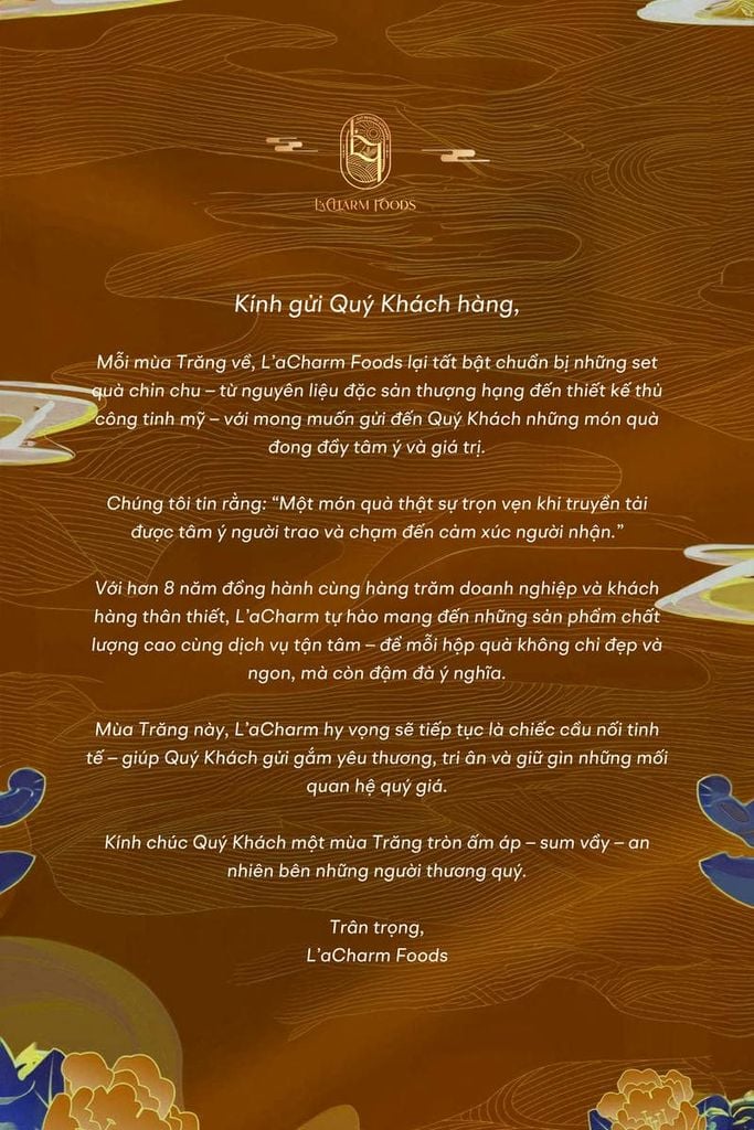 Bảng Báo Giá Bánh Trung Thu 2025