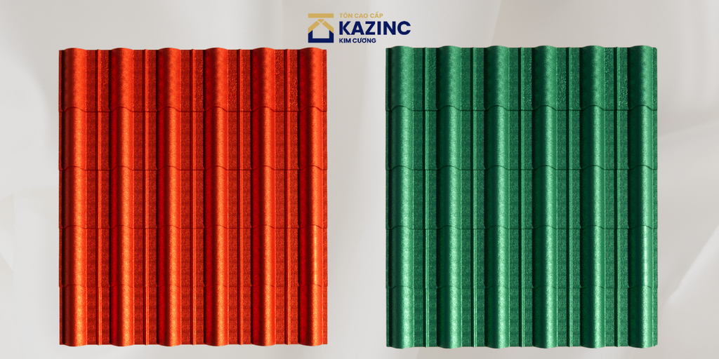 Tôn KAZINC Kim Cương - Dòng sản phẩm cao cấp nhất cho phân khúc dân dụng được phát triển bởi Tập đoàn Poshaco