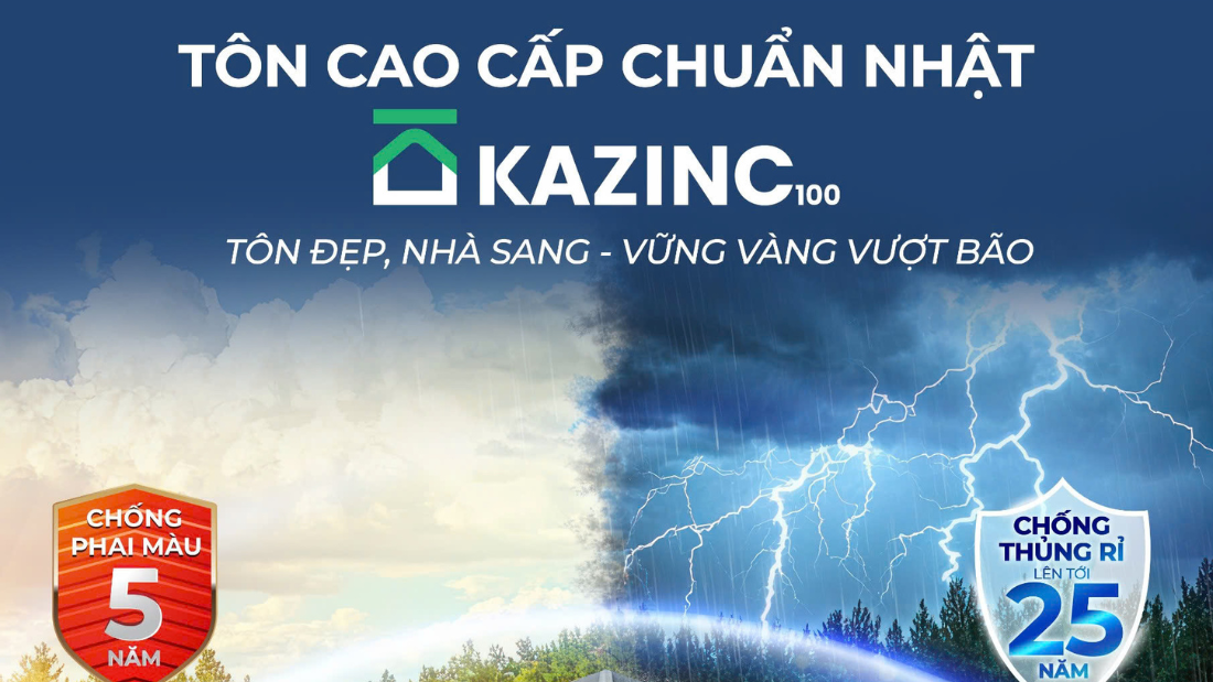 TÔN ĐẸP NHÀ SANG - VỮNG VÀNG TRƯỚC BÃO