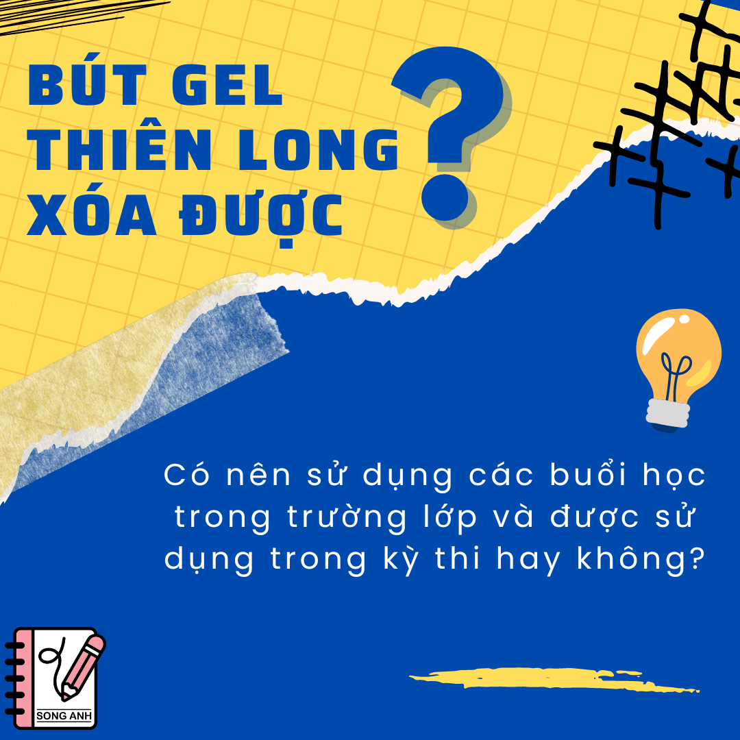 Bút gel Thiên Long xóa được - Giải pháp tiện lợi cho việc ghi chép