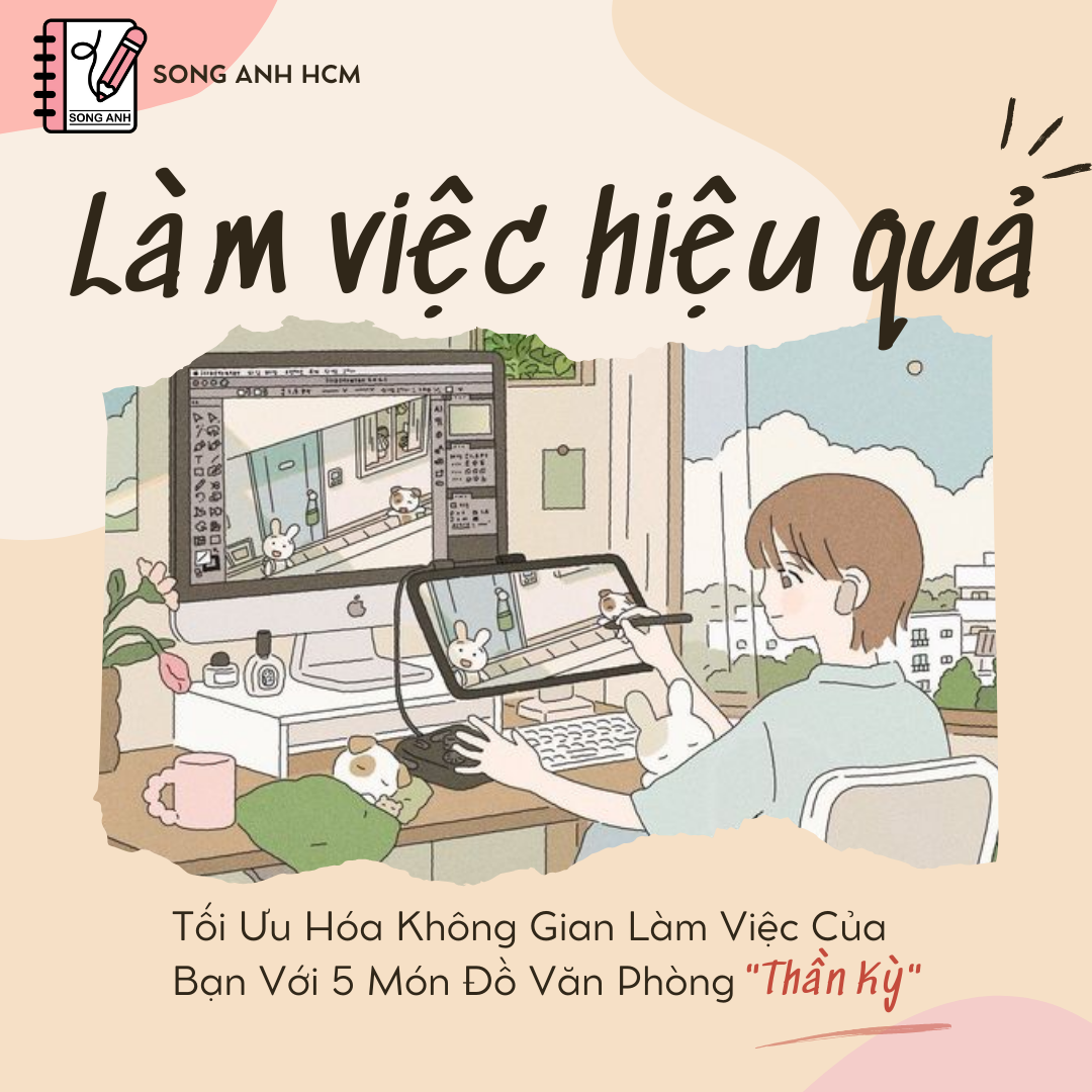Tối Ưu Hóa Không Gian Làm Việc Của Bạn Với 5 Món Đồ Văn Phòng Thần Kỳ