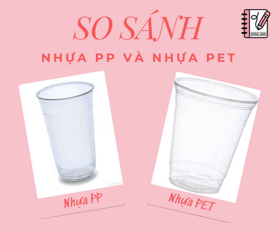 So sánh chi tiết giữa nhựa PP và PET