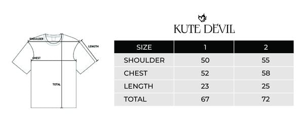 hướng dẫn chọn size áo Kute Devil