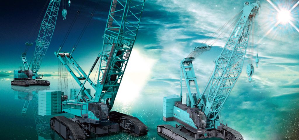 CẨU BÁNH XÍCH KOBELCO MỚI