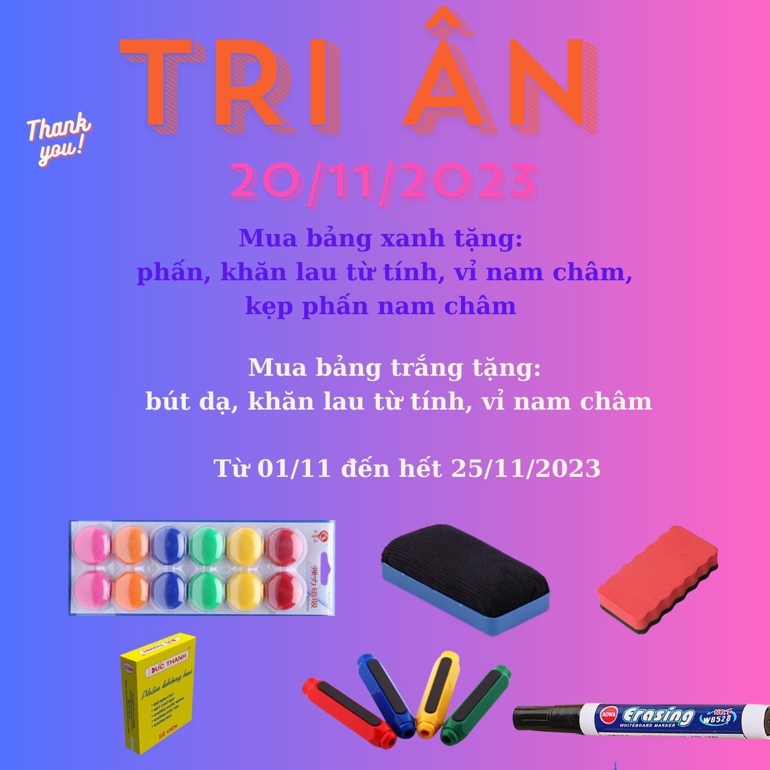 Khuyến mại nhân ngày nhà giáo việt nam