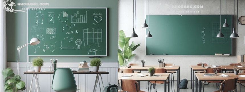 Bảng từ xanh treo tường