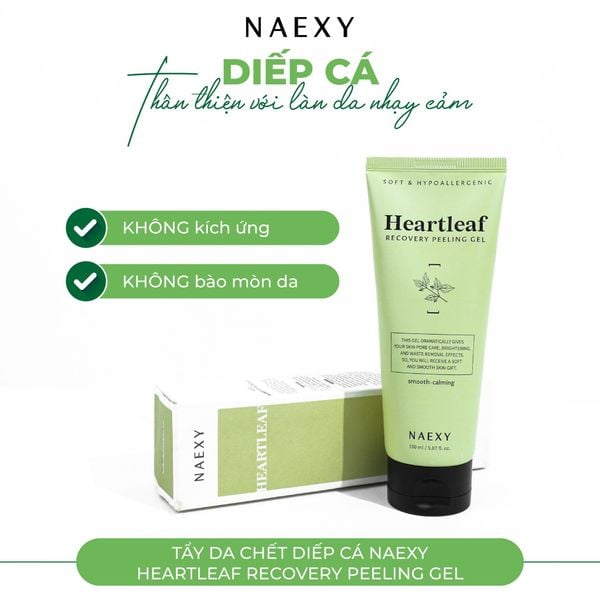 tẩy da chết diếp cá naexy cực an toàn lành tính