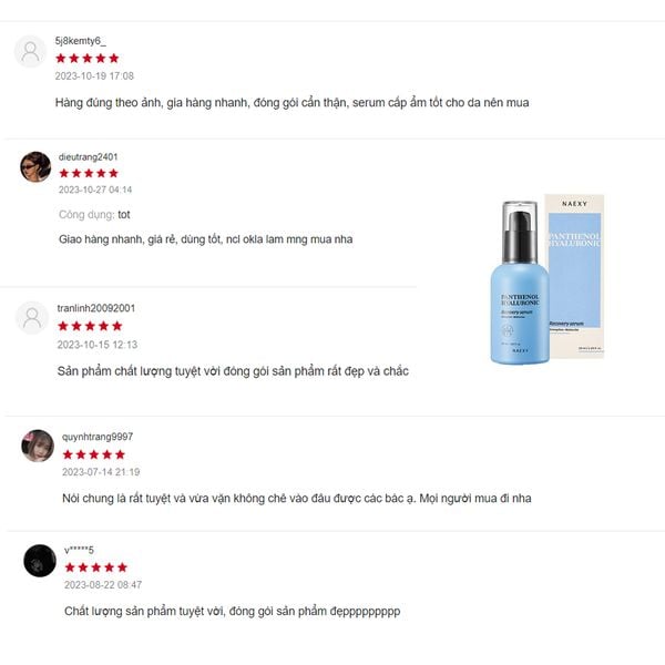 SERUM PHỤC HỒI B5 CẤP ẨM NAEXY 14