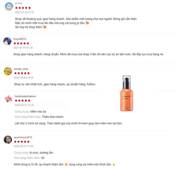 SERUM PHỤC HỒI CÀ RỐT NAEXY 14