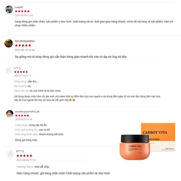 KEM DƯỠNG PHỤC HỒI CÀ RỐT 14