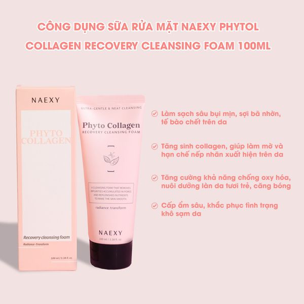 Sữa rửa mặt Naexy Phyto Collagen 2