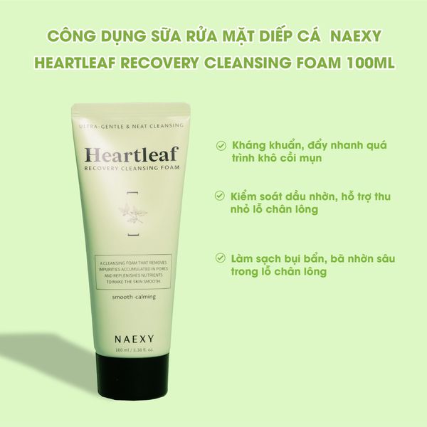 Sữa rửa mặt Naexy diếp cá 1