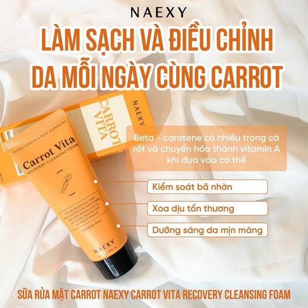 GIỚI THIỆU CHO BẠN SẢN PHẨM DƯỠNG DA CÓ CHIẾT XUẤT TỪ CÀ RỐT